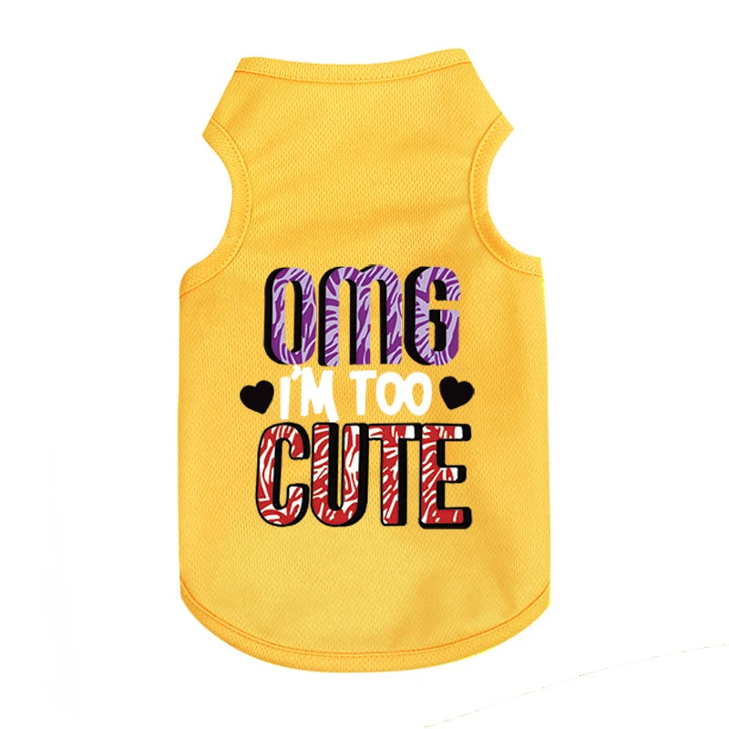 Dog Vest Spring And Summer Cool Pet Clothes