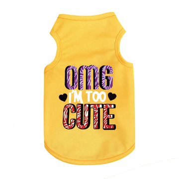 Dog Vest Spring And Summer Cool Pet Clothes