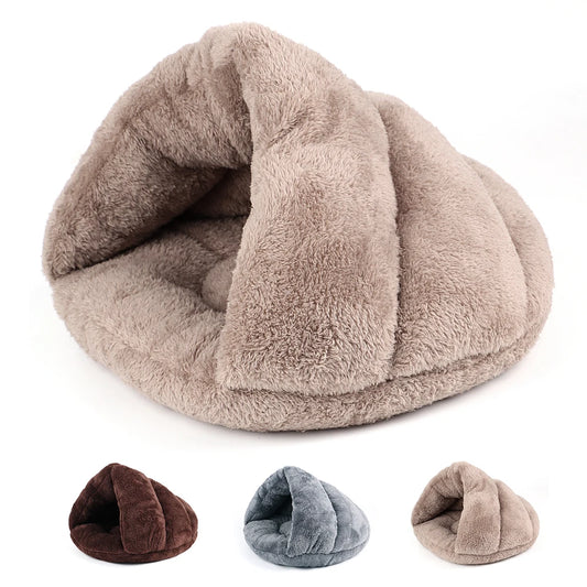 Warm Fleece Cat Bed Soft Kitten Nest
