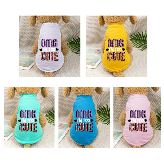 Dog Vest Spring And Summer Cool Pet Clothes